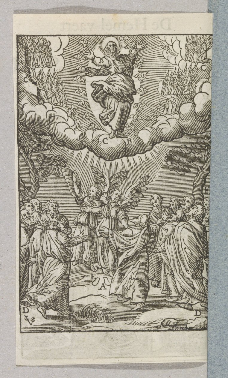 Hemelvaart van Christus door Christoffel van Sichem (II)