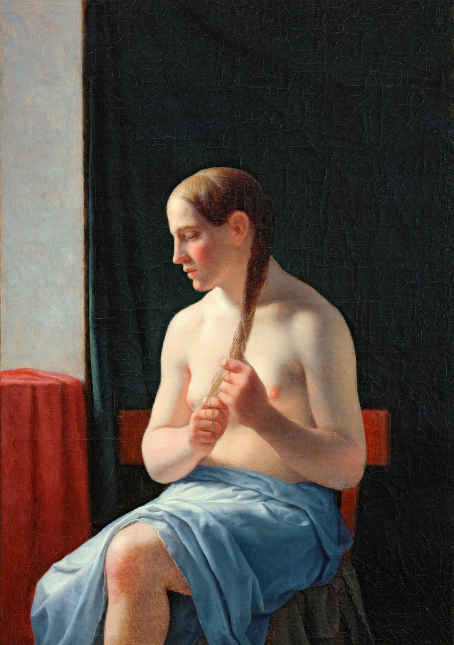 Het model door Christoffer Wilhelm Eckersberg