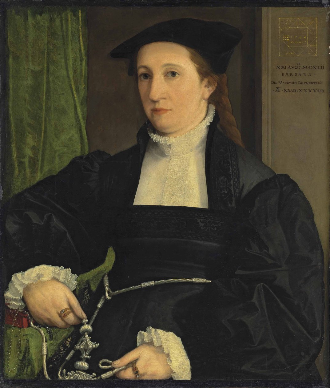 Portret van Barbara Schwarz door Christoph Amberger