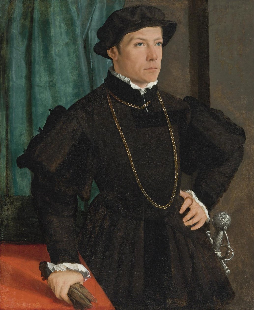 Portret van Johann Jakob Fugger door Christoph Amberger