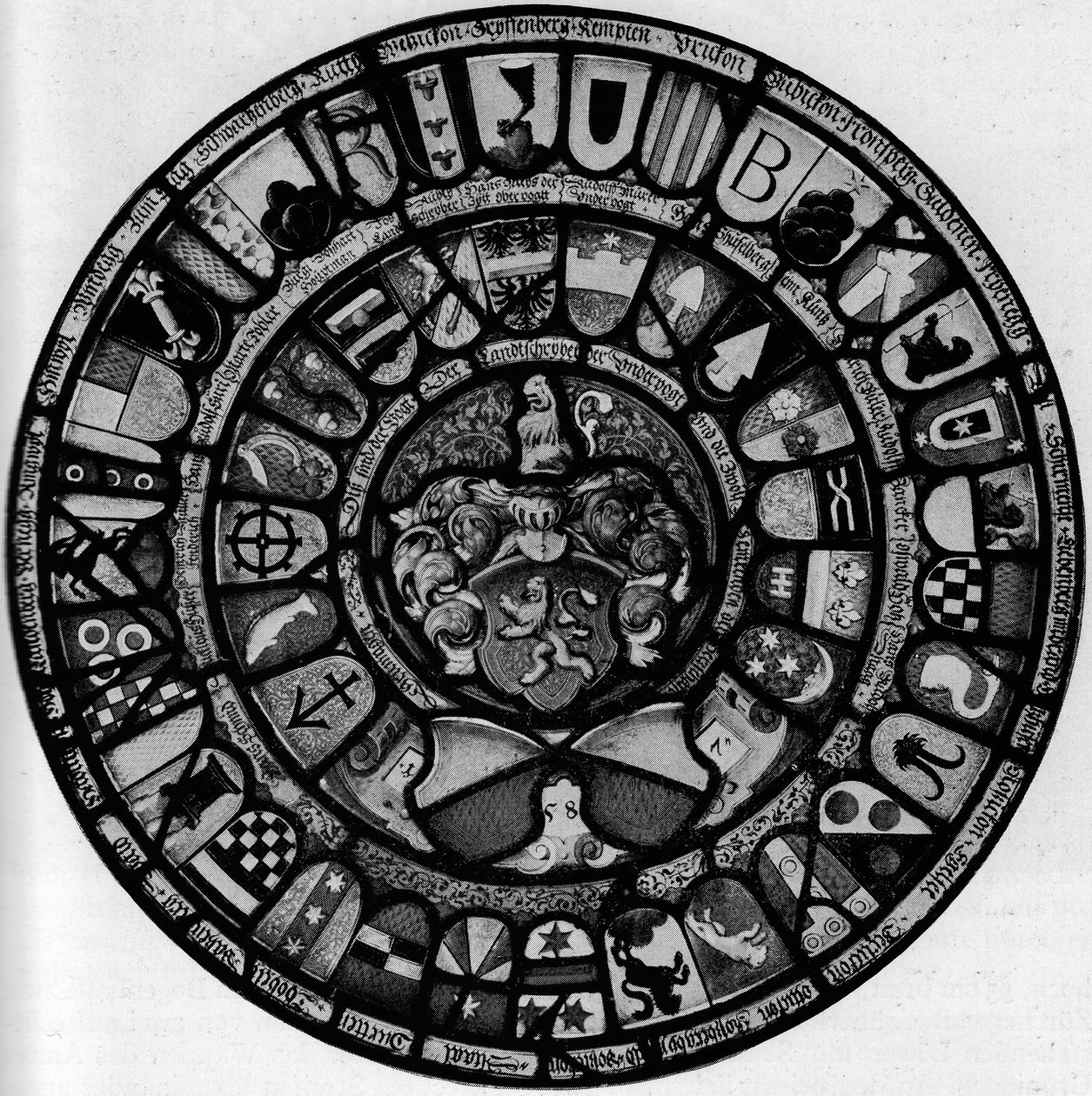 Groningiaevitrum1587i door Christoph Murer