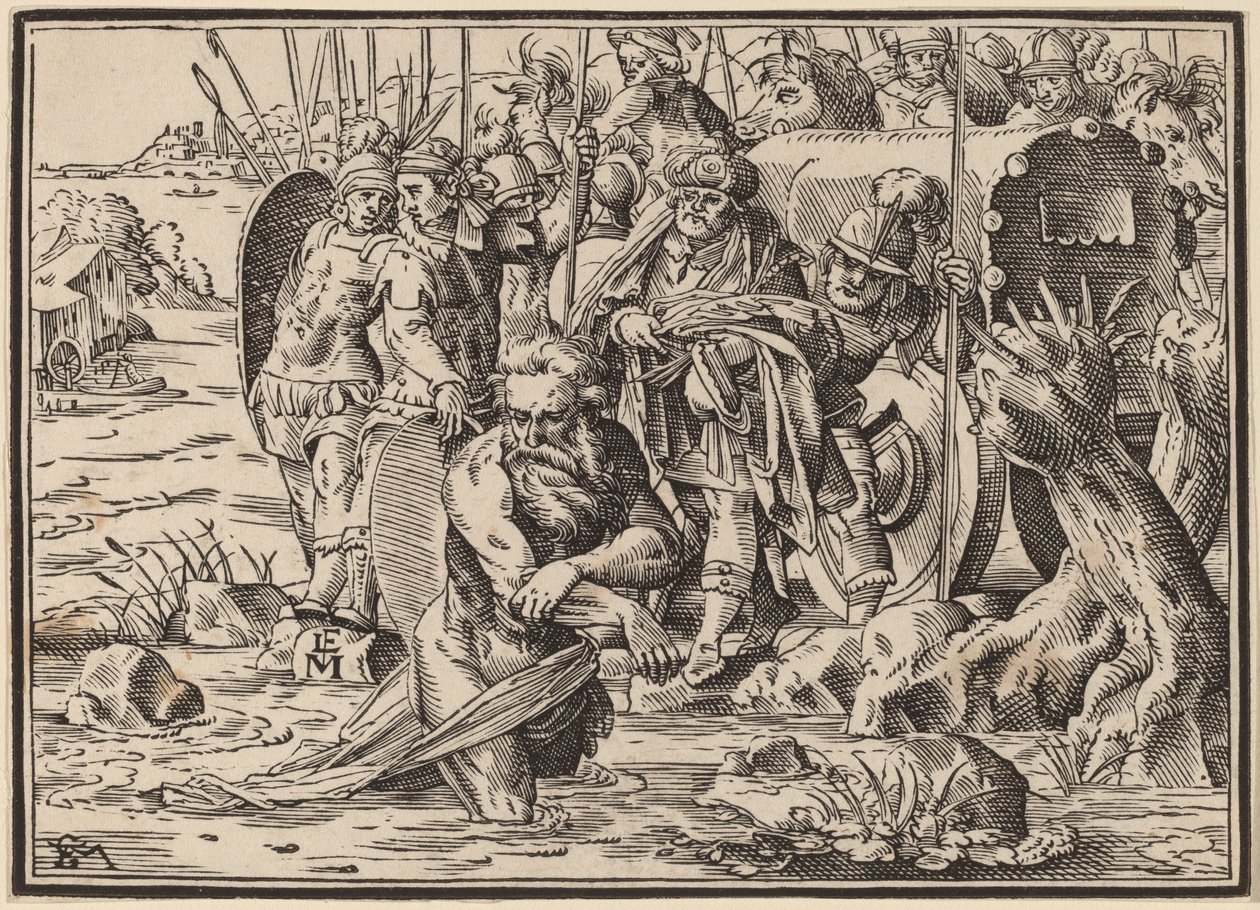 Het martelaarschap van Sint Jacobus (?) door Christoph Murer