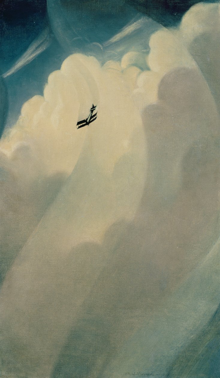 Spiraalafdaling door Christopher Richard Wynne Nevinson