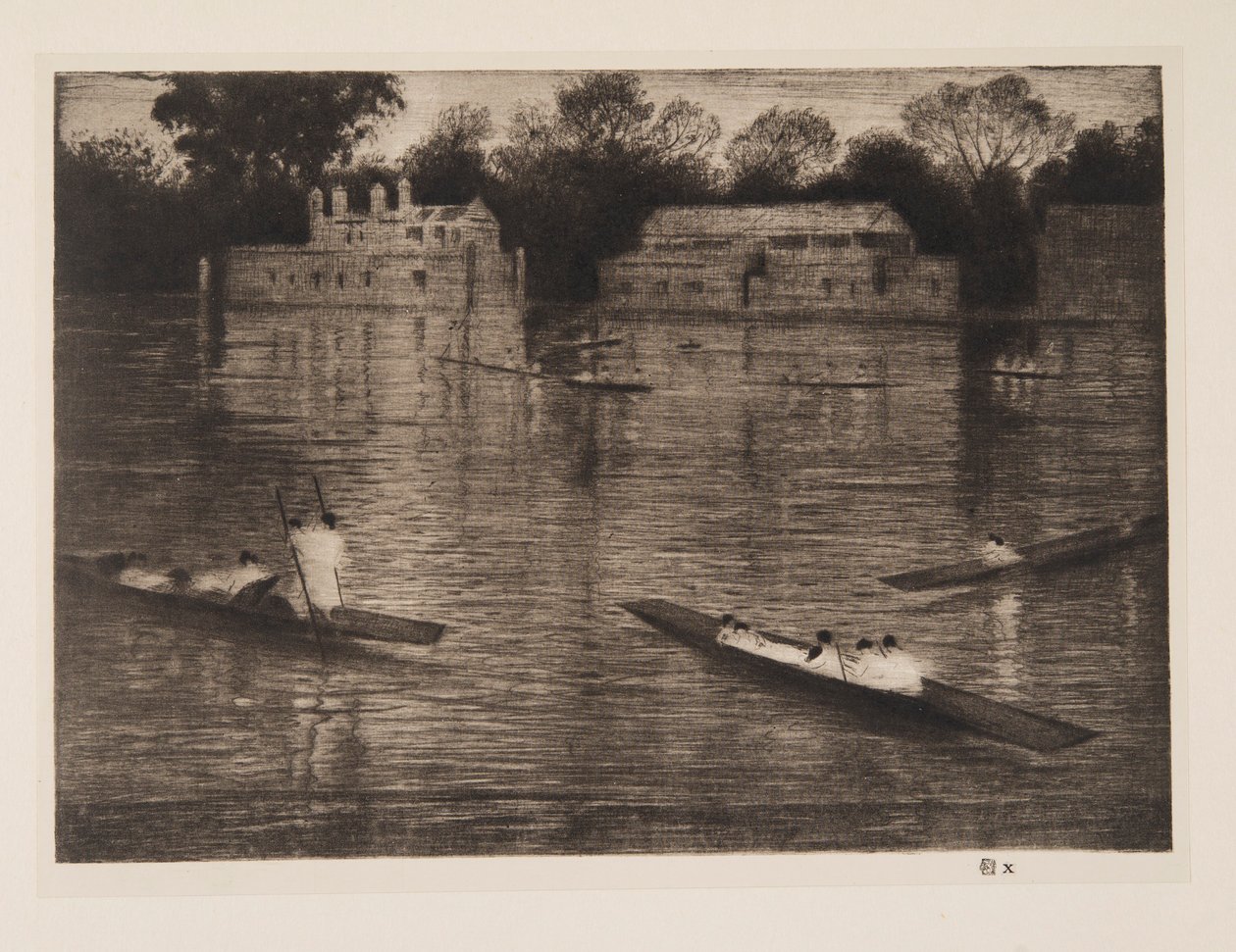 Zondagavond door Christopher Richard Wynne Nevinson