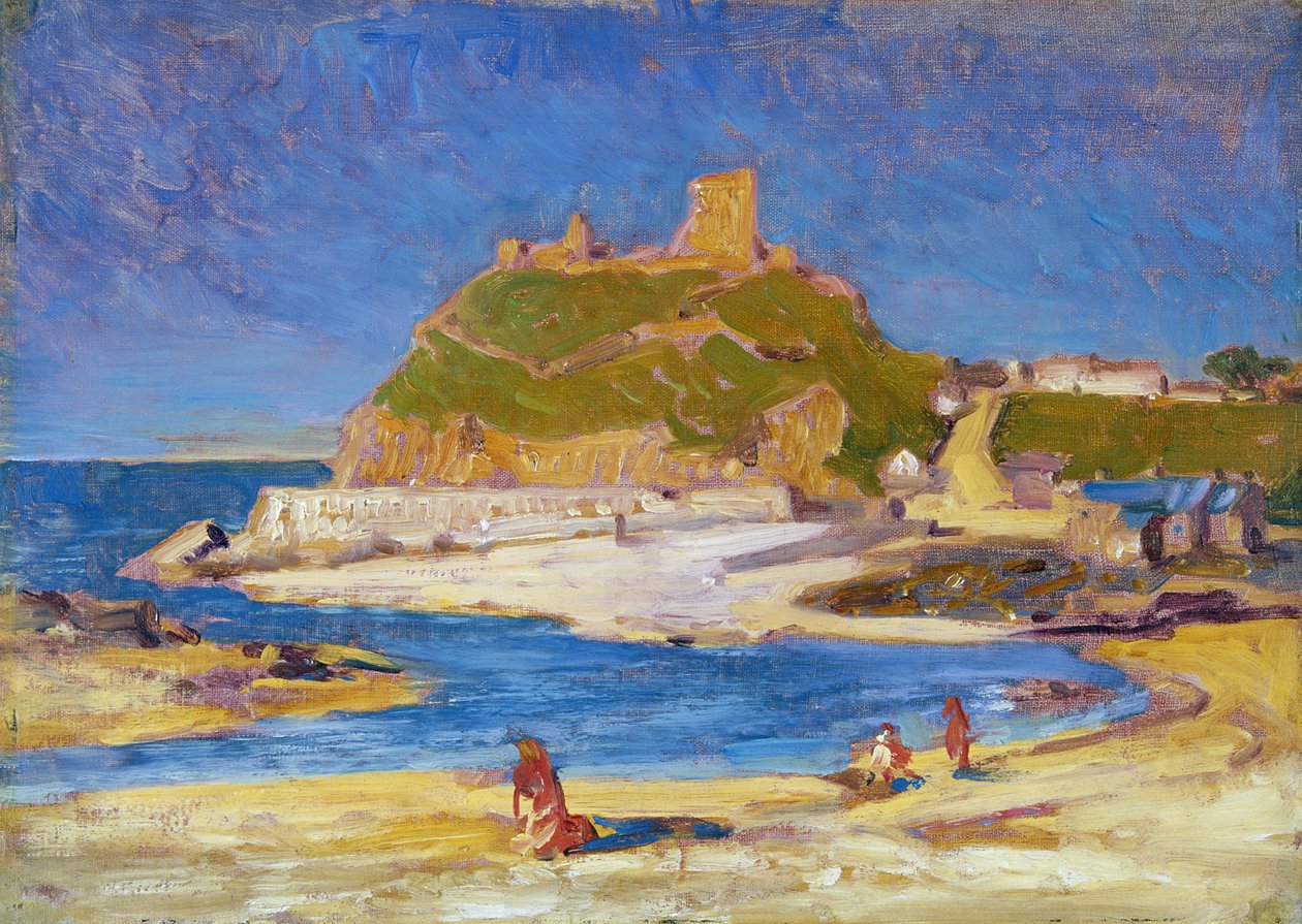 Criccieth Castle door Christopher Williams