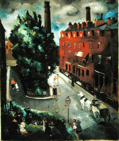 Een Chelsea Plein door Christopher Wood