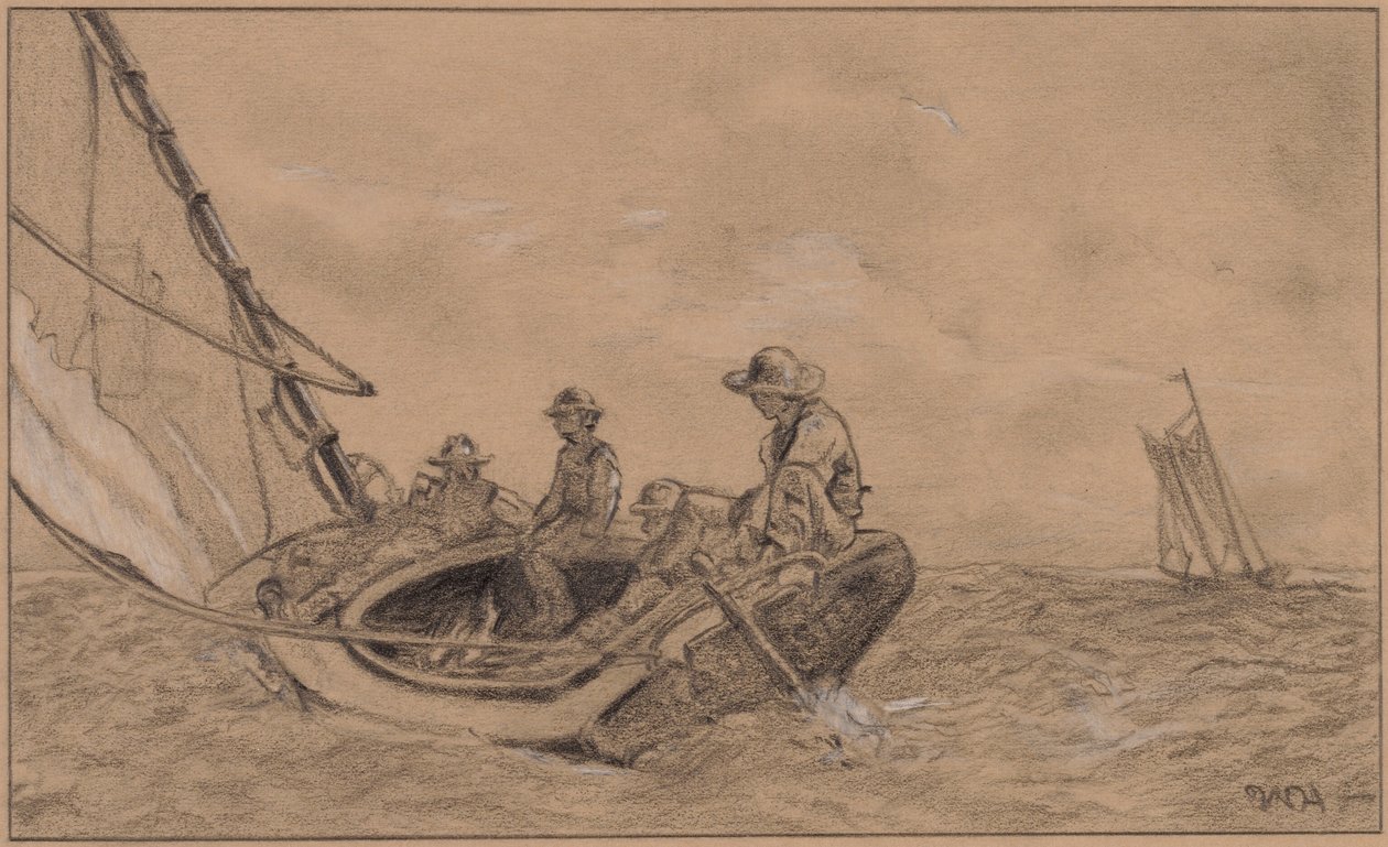 Opfrissen door Circle of Winslow Homer