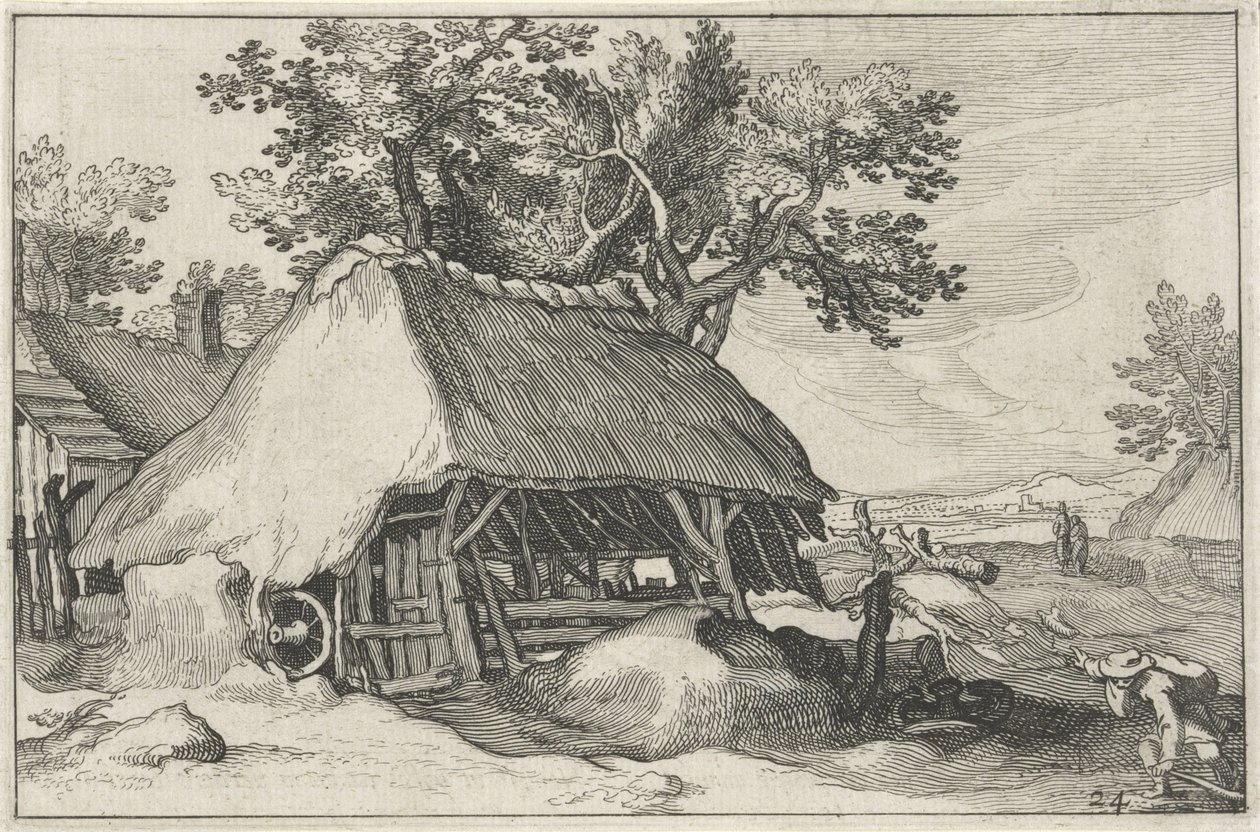 Boerderij door Claes Jansz. Visscher (II)