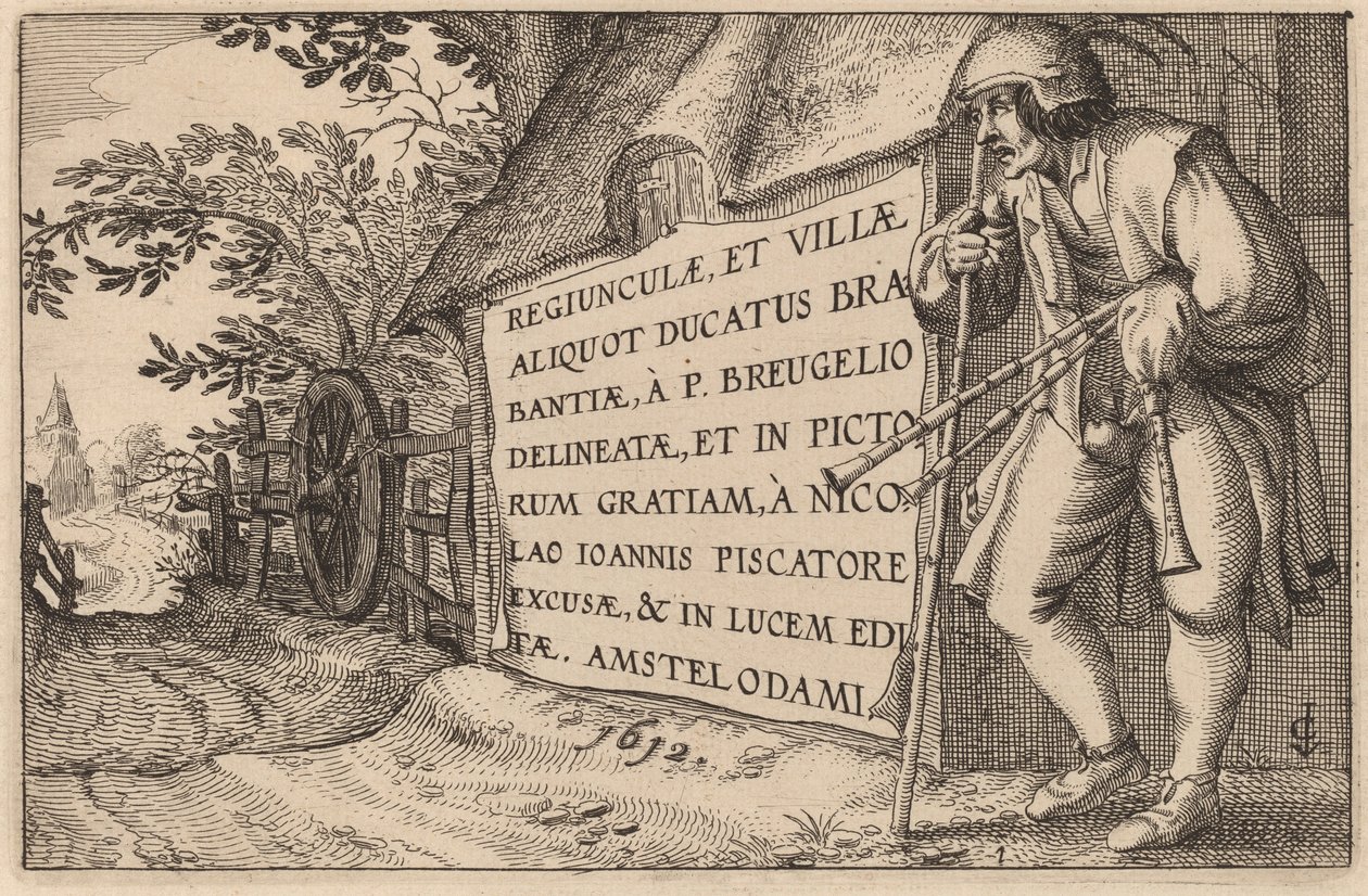 Titelpagina door Claes Jansz Visscher after Johannes van Doetechum, the Elder after Lucas