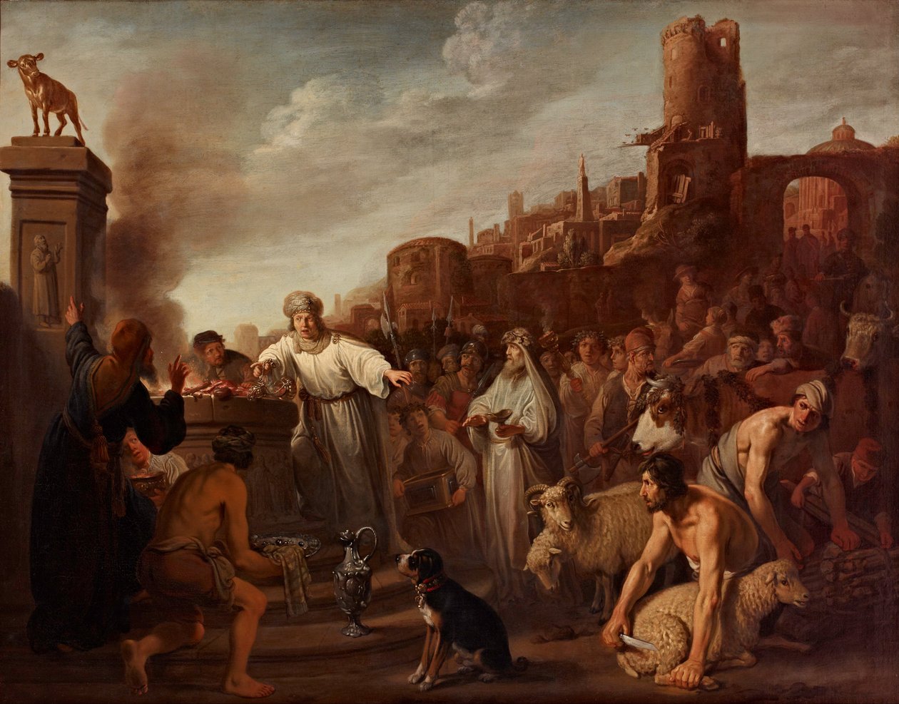 Offer van Jeroboam door Claes Moeyaert