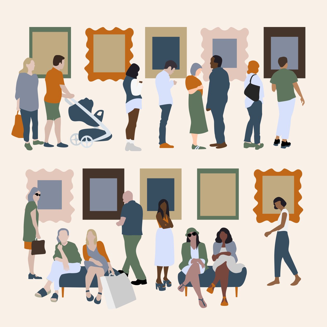 Kunstgalerij door Claire Huntley