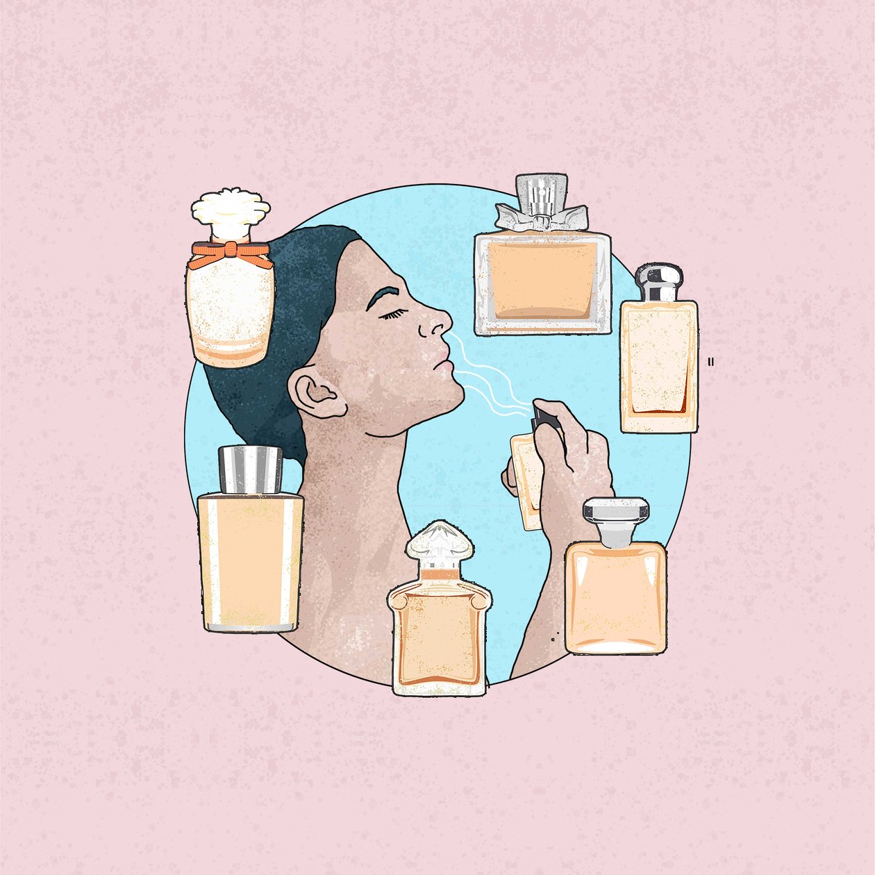 Parfum Toonbank door Claire Huntley