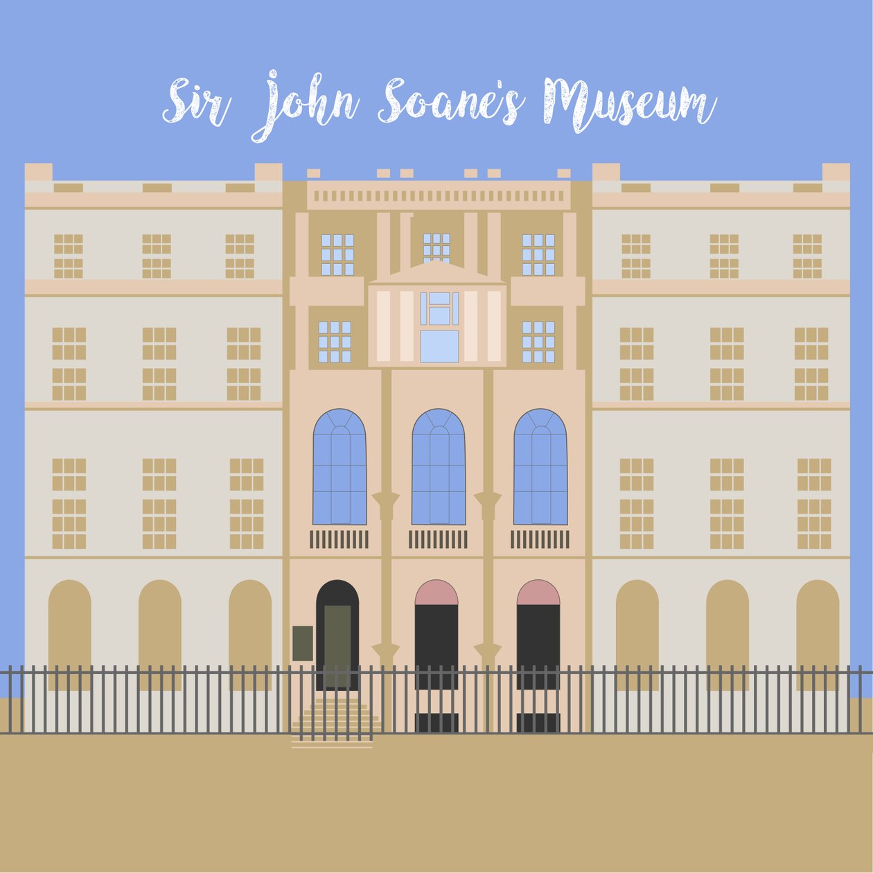 Sir John Soanes Museum door Claire Huntley