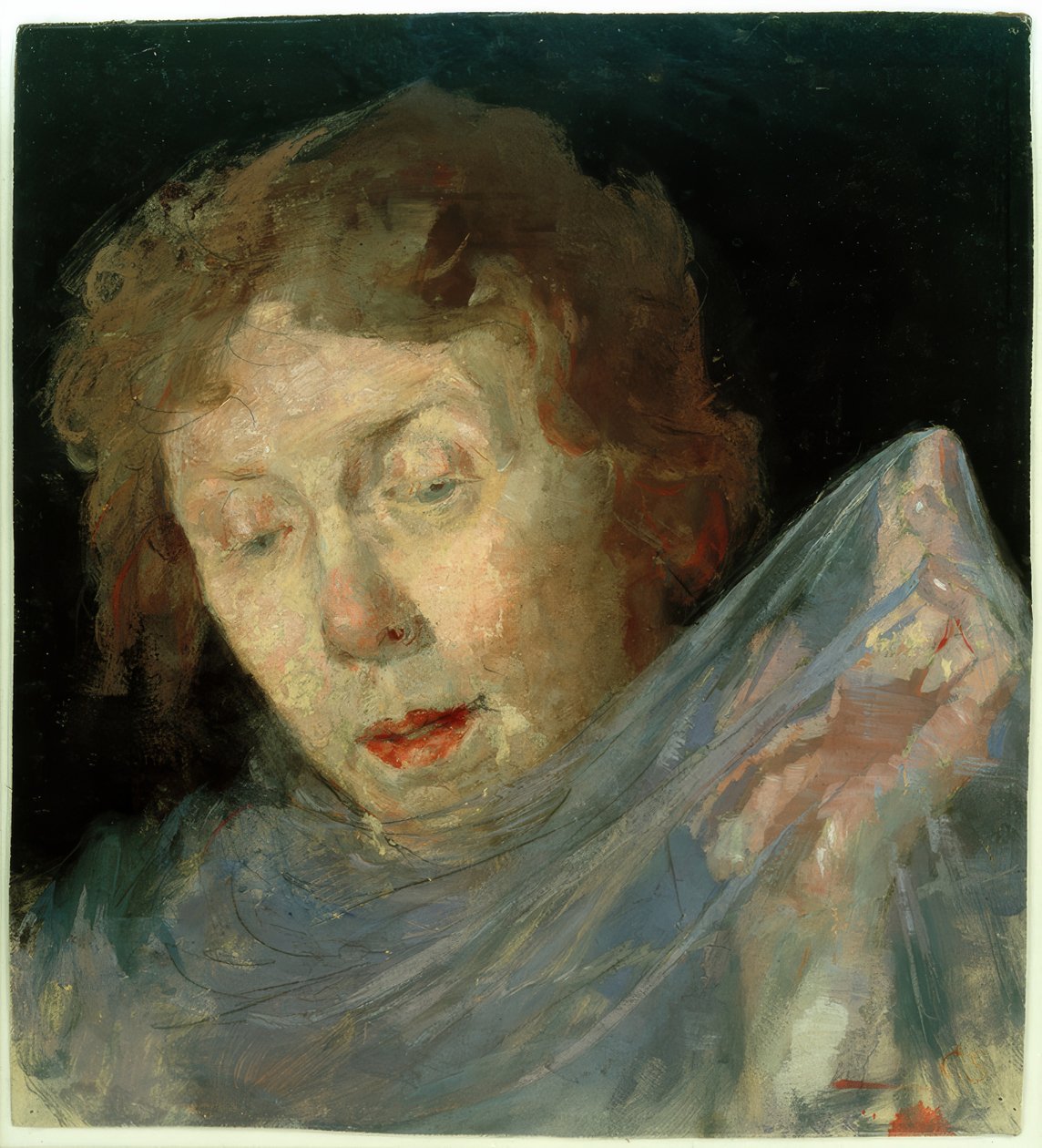 Zelfportret door Clara Siewert