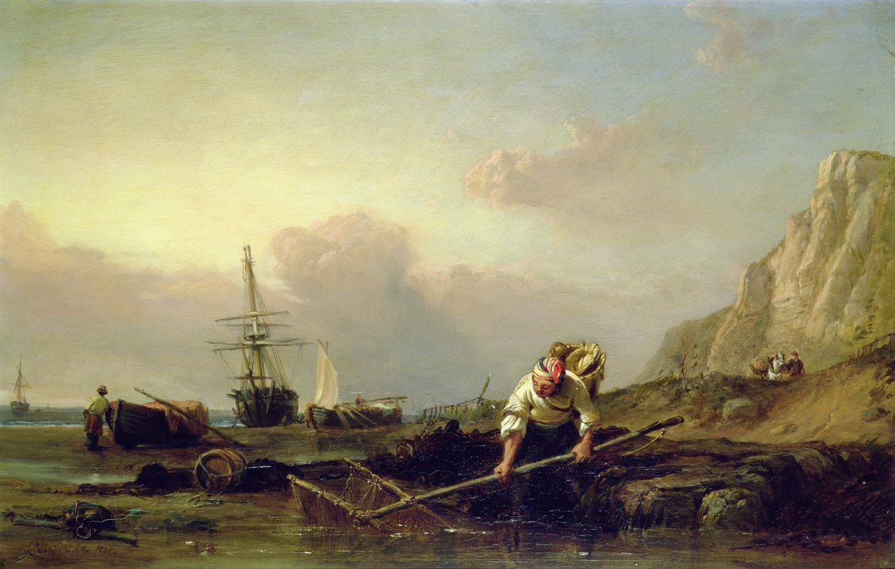 Garnalenvissen door Clarkson Frederick Stanfield