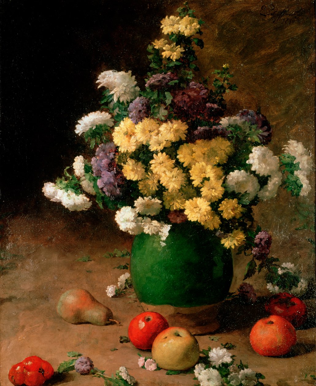 Bloemen en Fruit, 1880 door Claude Emile Schuffenecker