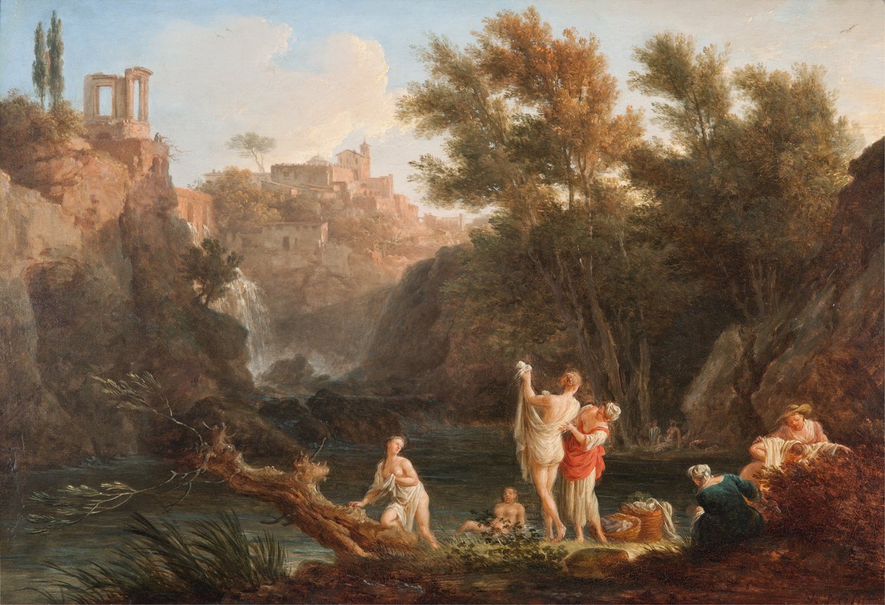 De vier tijden van de dag- Avond door Claude Joseph Vernet