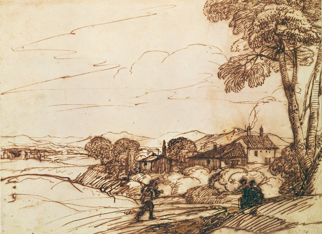 Landschap door Claude Lorrain