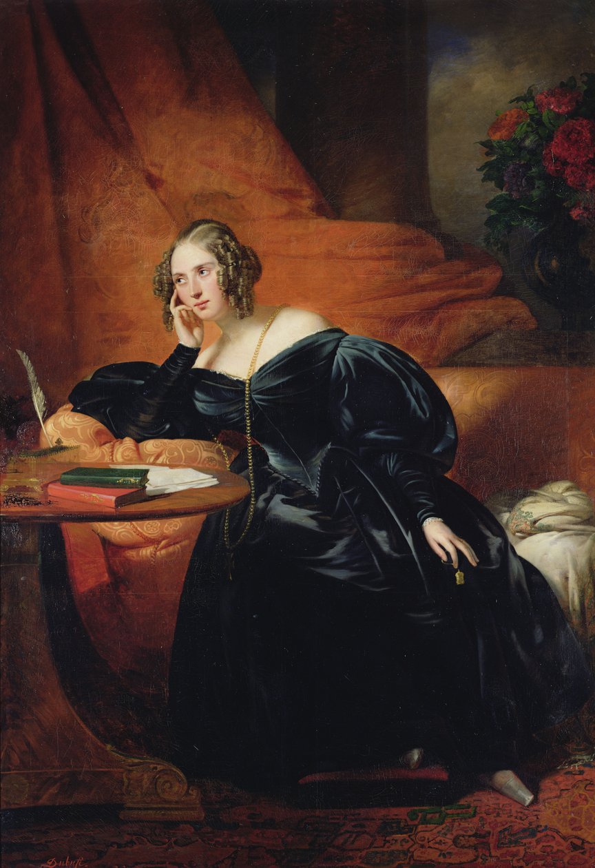 De Gravin de Lapeyriere door Claude Marie Dubufe