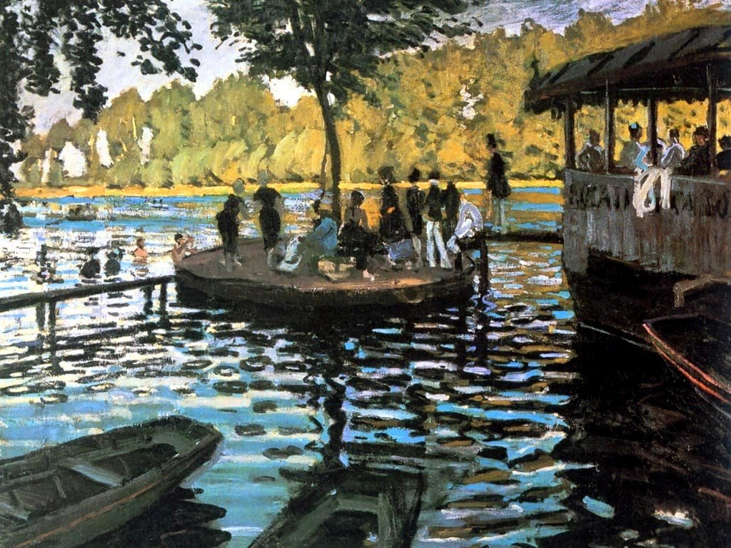 La Grenouillère door Claude Monet