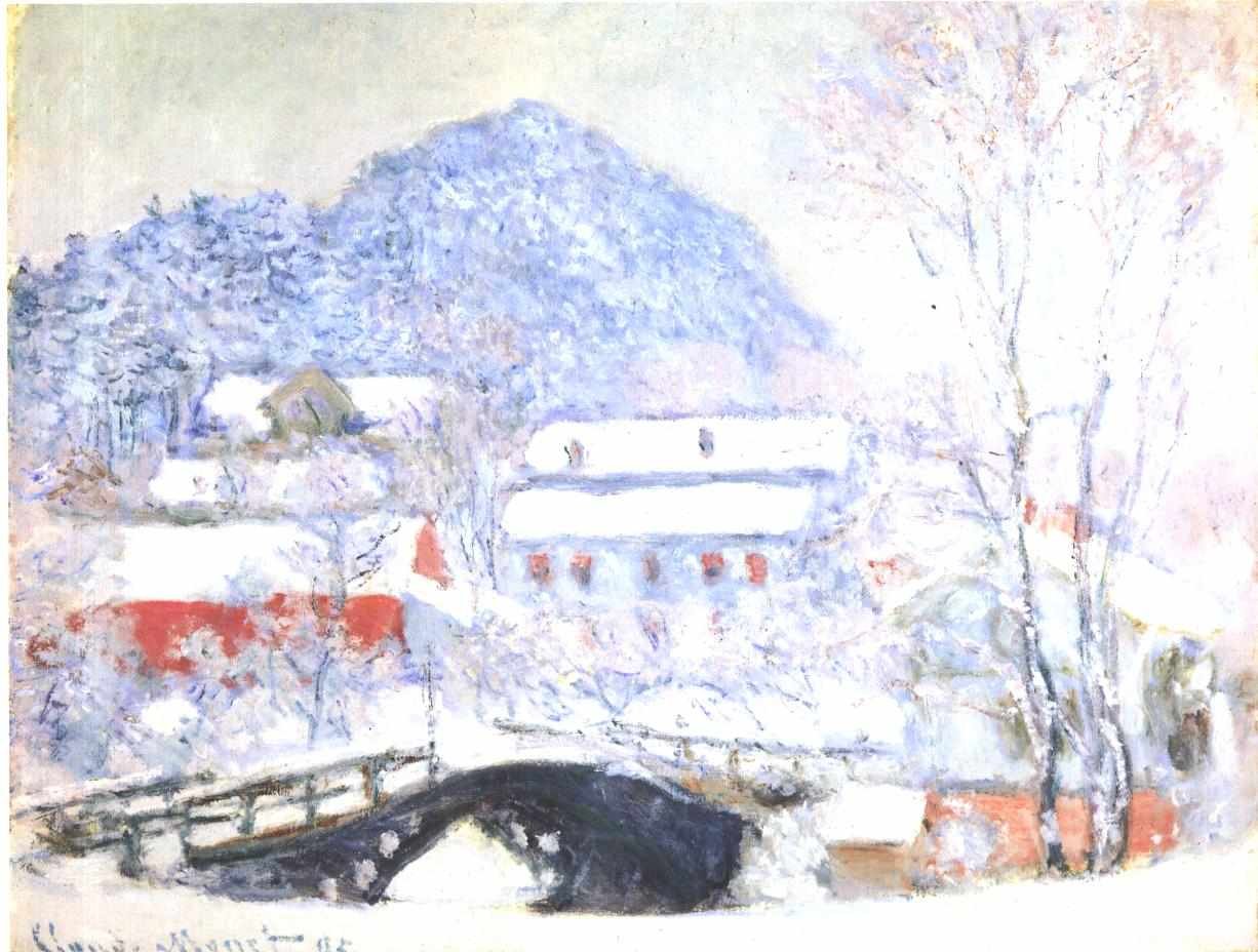 Sandvika, Noorwegen door Claude Monet