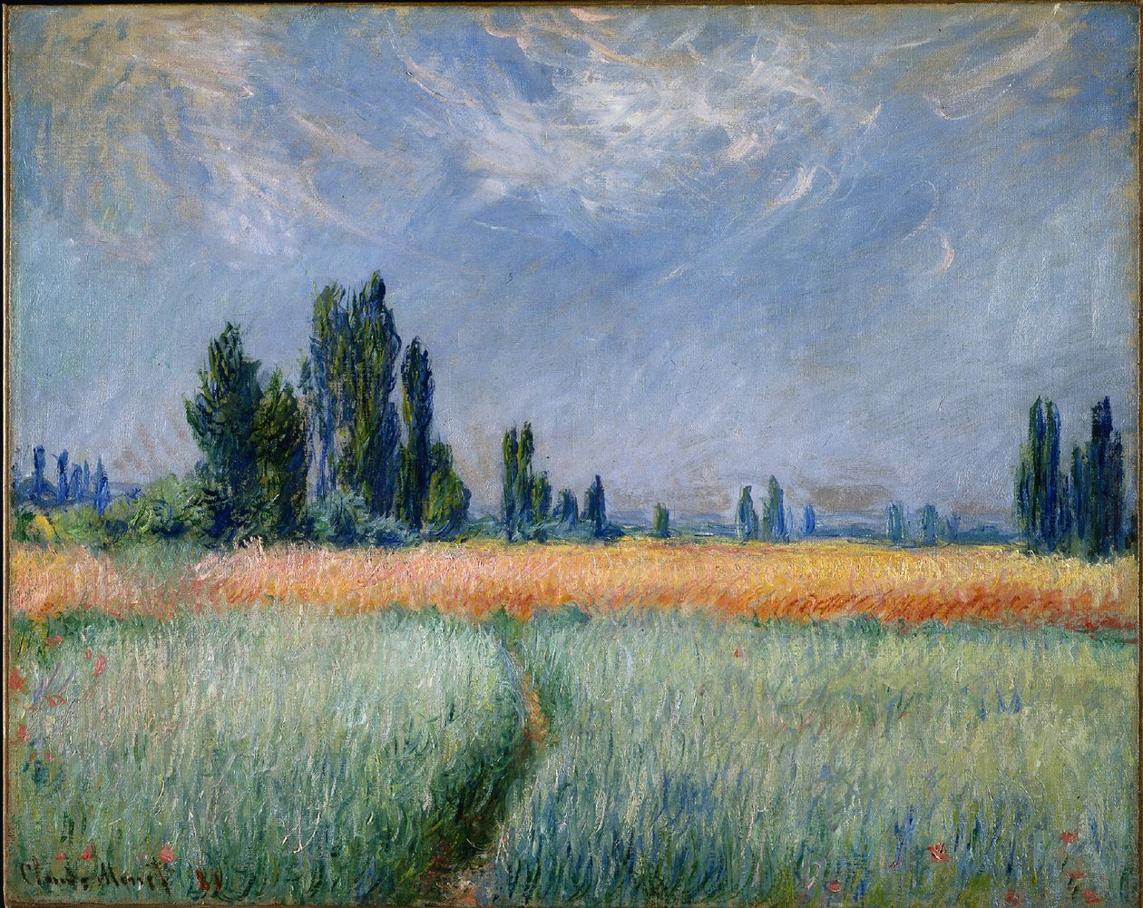 Korenveld door Claude Monet