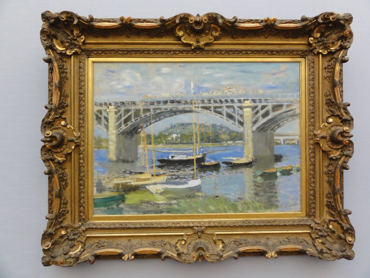 De Seinebrug van Argenteuil door Claude Monet