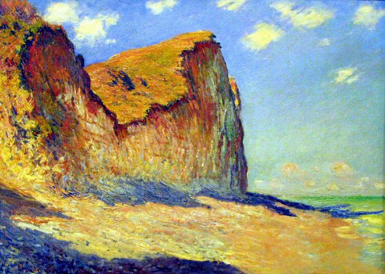 Kliffen bij Pourville door Claude Monet