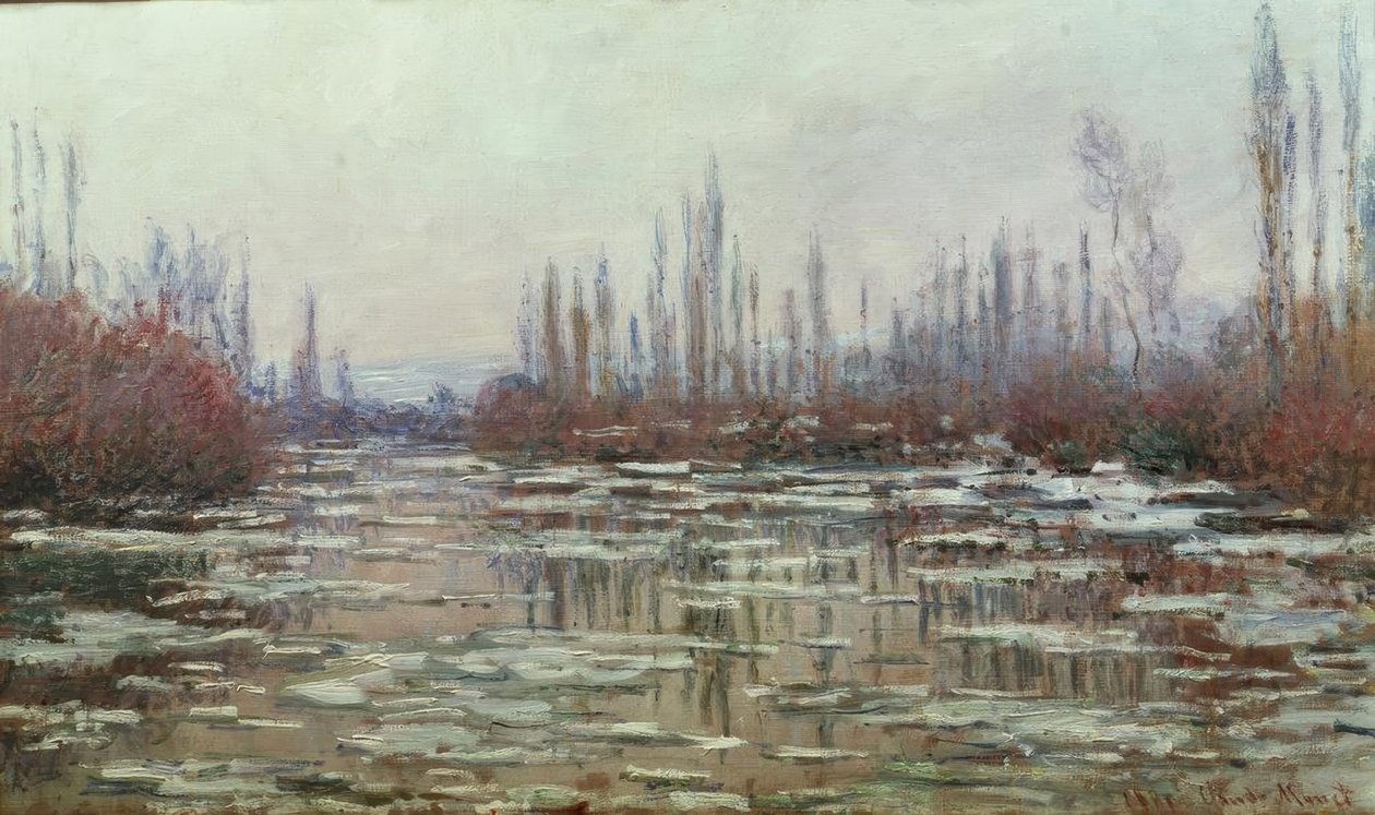 De ineenstorting door Claude Monet