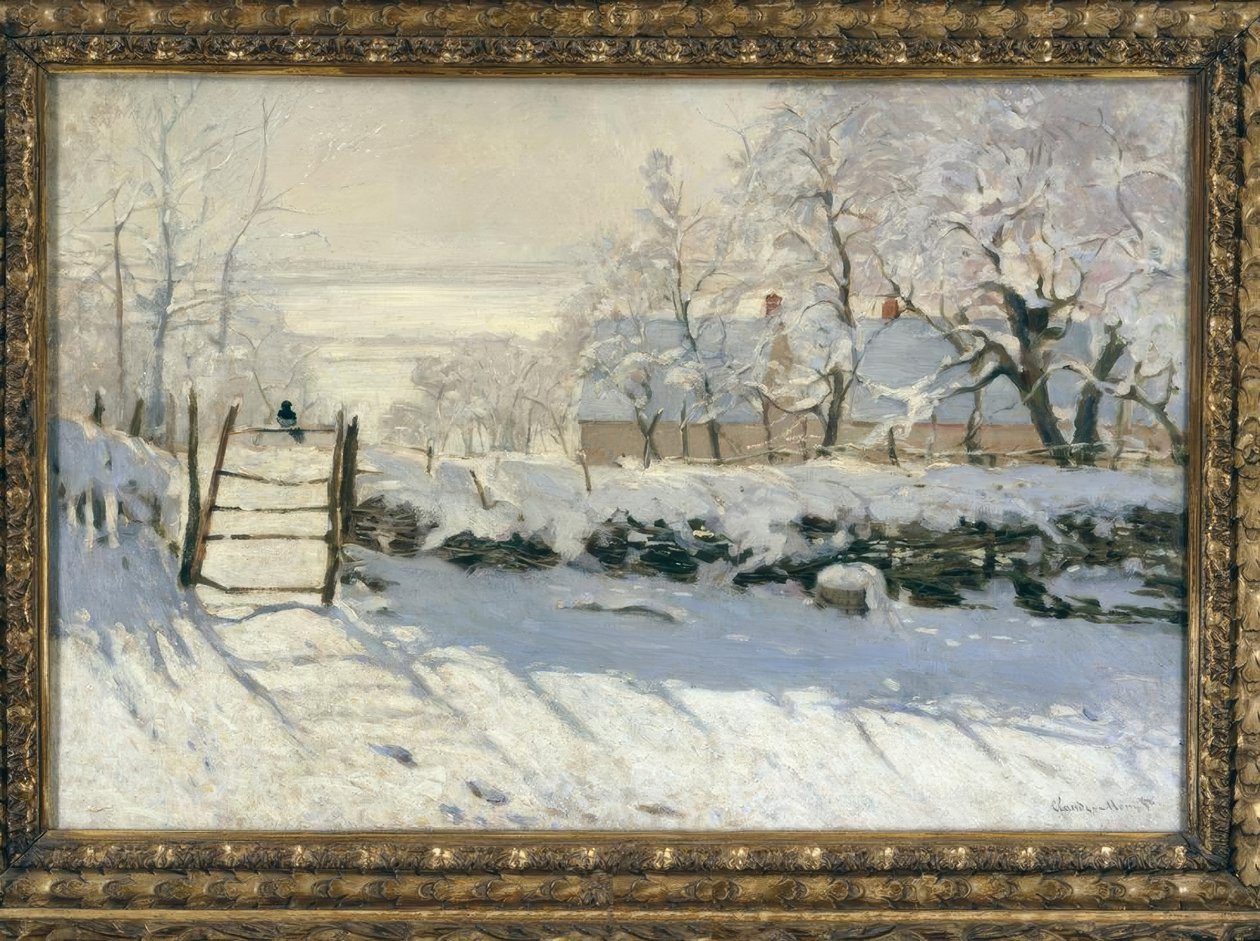 De Ekster door Claude Monet