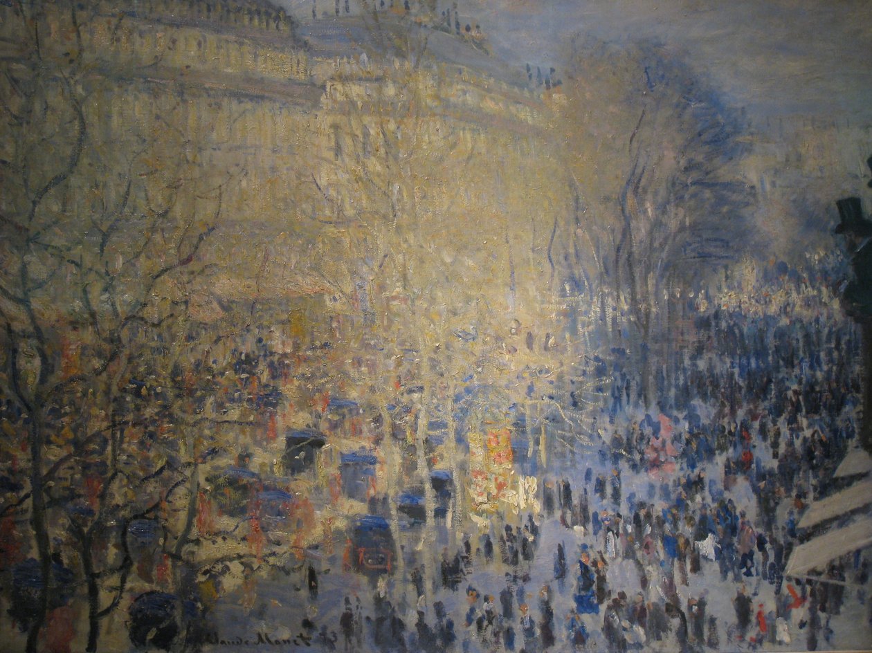 De Boulevard des Capucines door Claude Monet