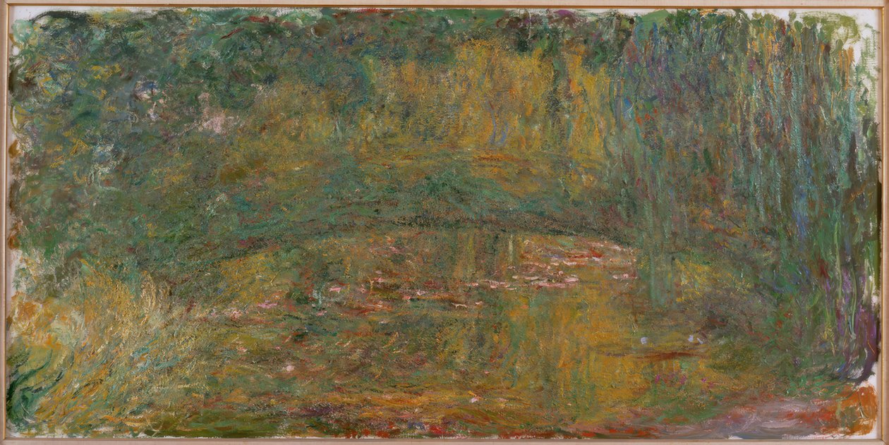 De Japanse brug door Claude Monet
