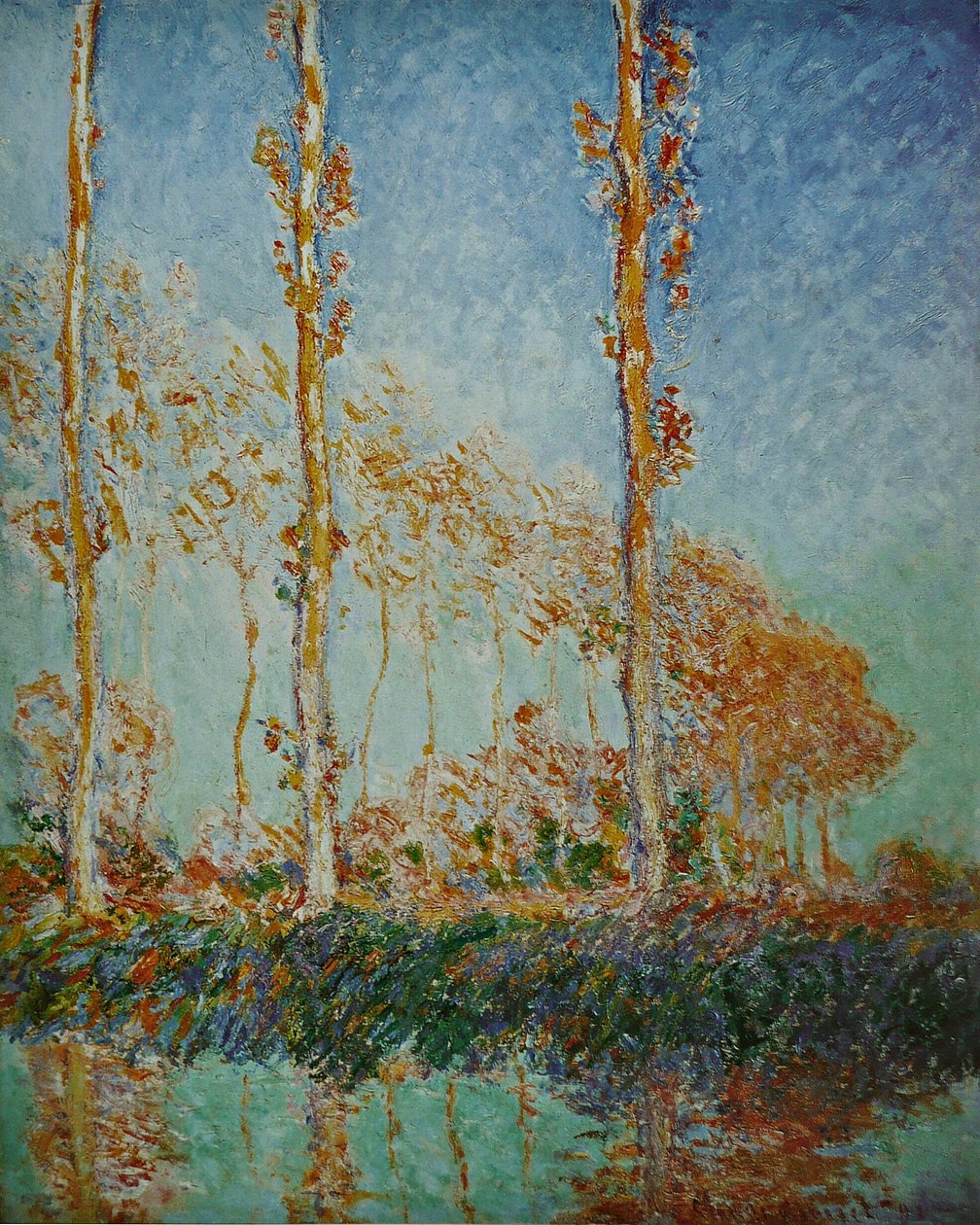 De populieren door Claude Monet