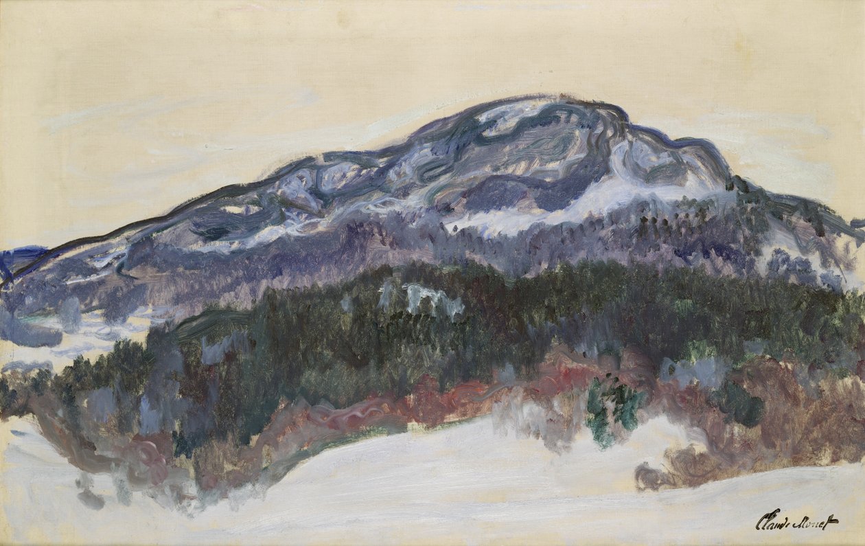 Mount Kolsaas, Noorwegen door Claude Monet