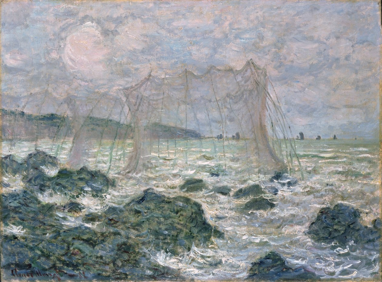 De netten, 1882 door Claude Monet