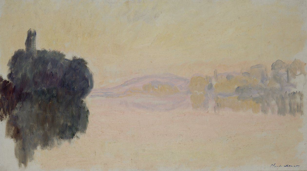 De Seine bij Port-Villez, 1894 door Claude Monet