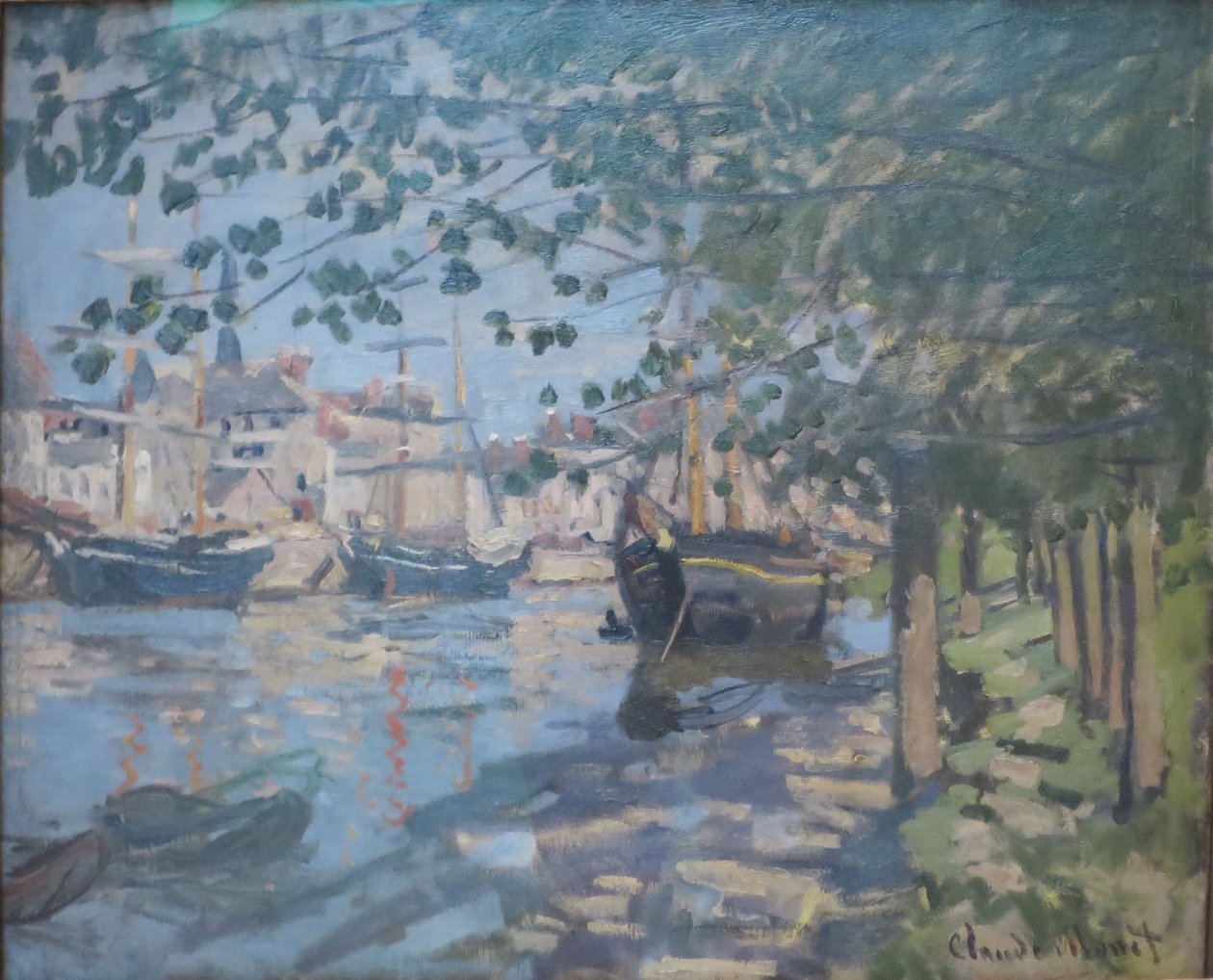 De Seine bij Rouen door Claude Monet