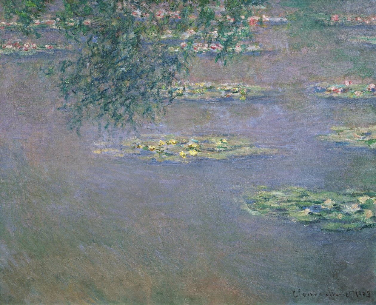 Waterlelies door Claude Monet