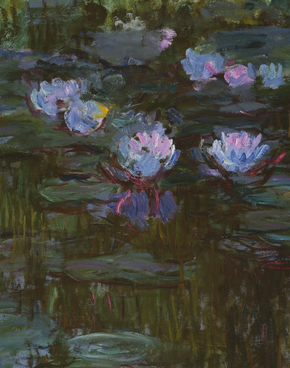 Waterlelies (detail) door Claude Monet