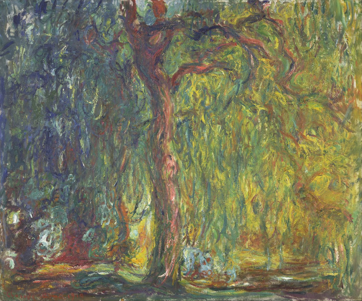 Treurwilg door Claude Monet