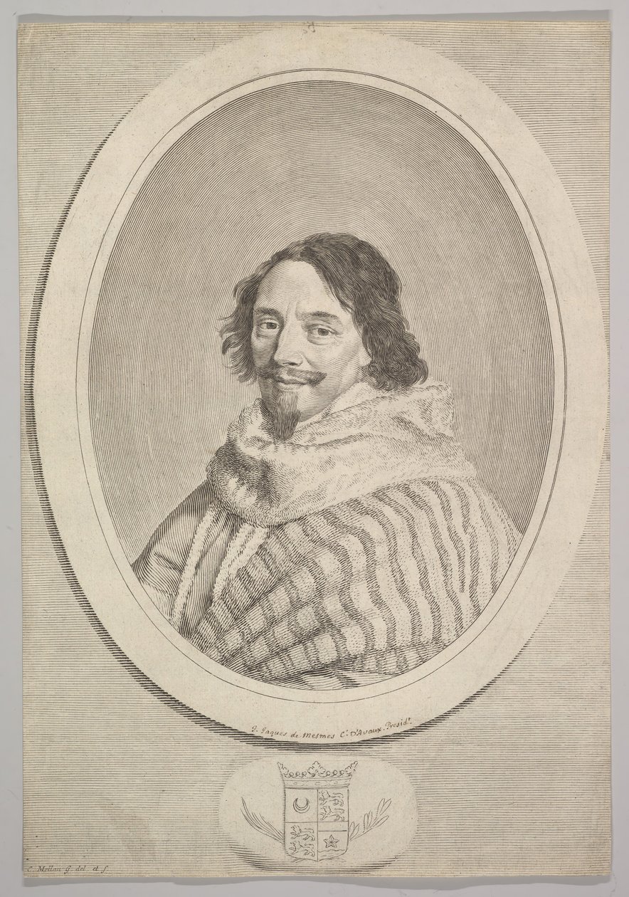 Henri de Mesmes door Claude Mellan