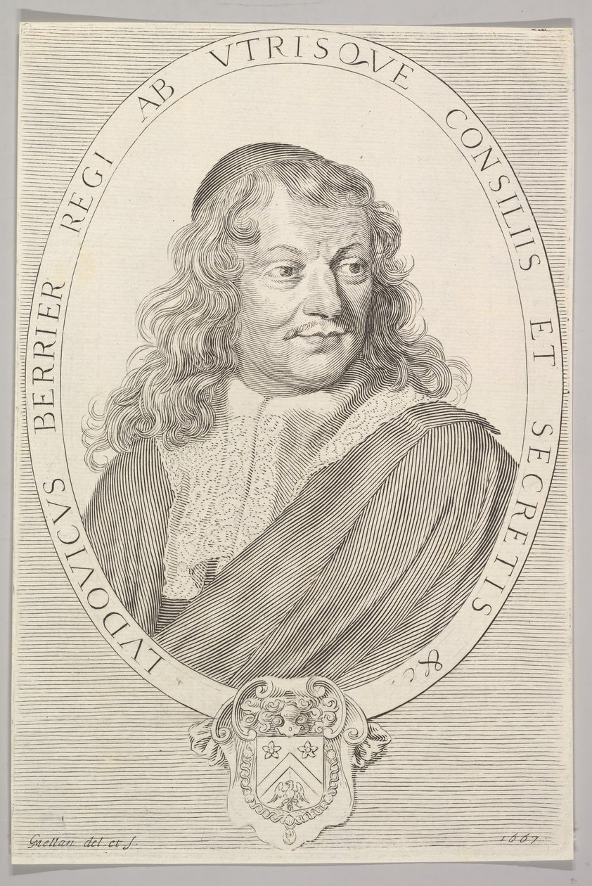 Louis Berryer door Claude Mellan