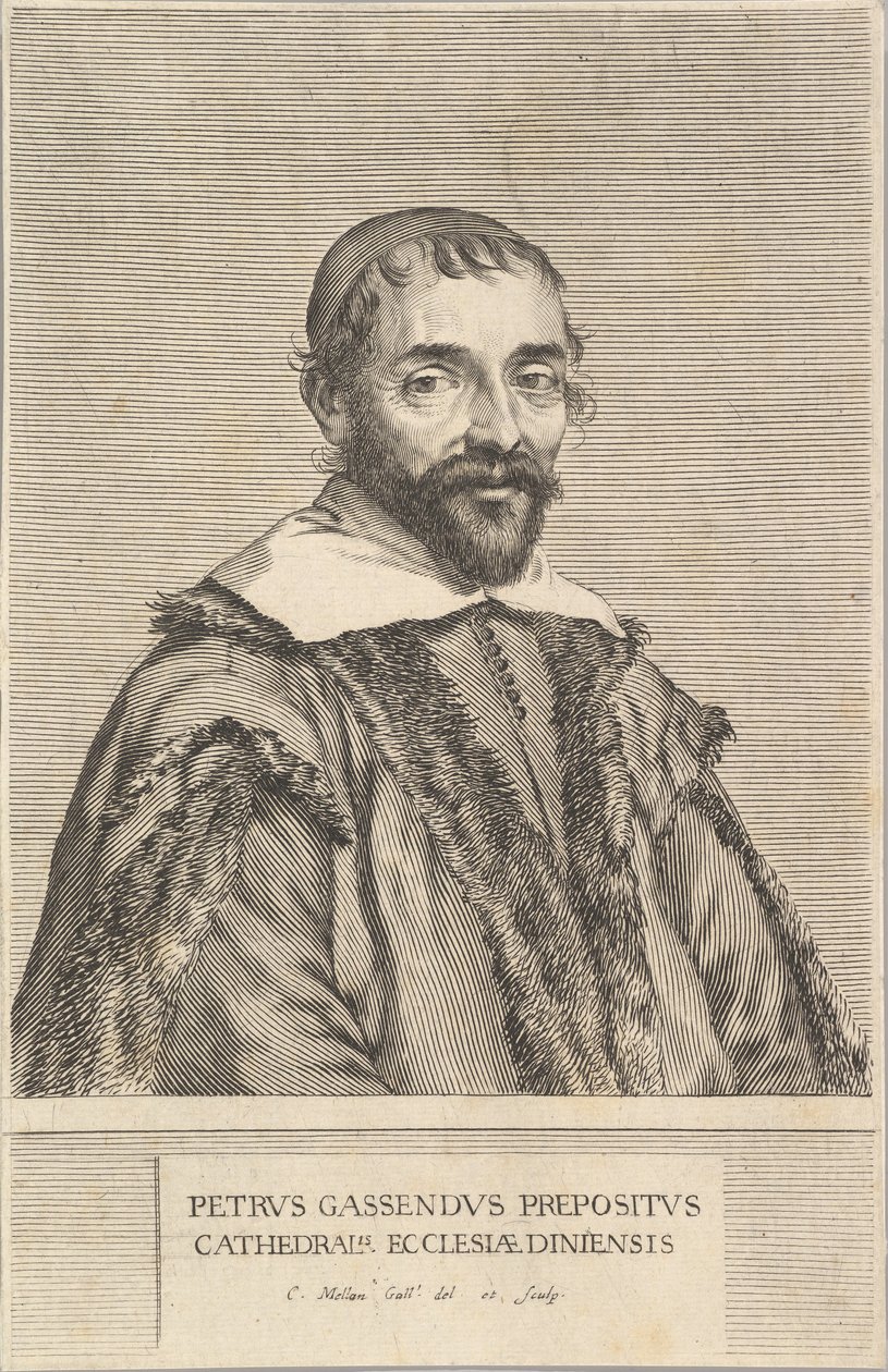 Pierre Gassendi, ca. 1637 of 1638 door Claude Mellan