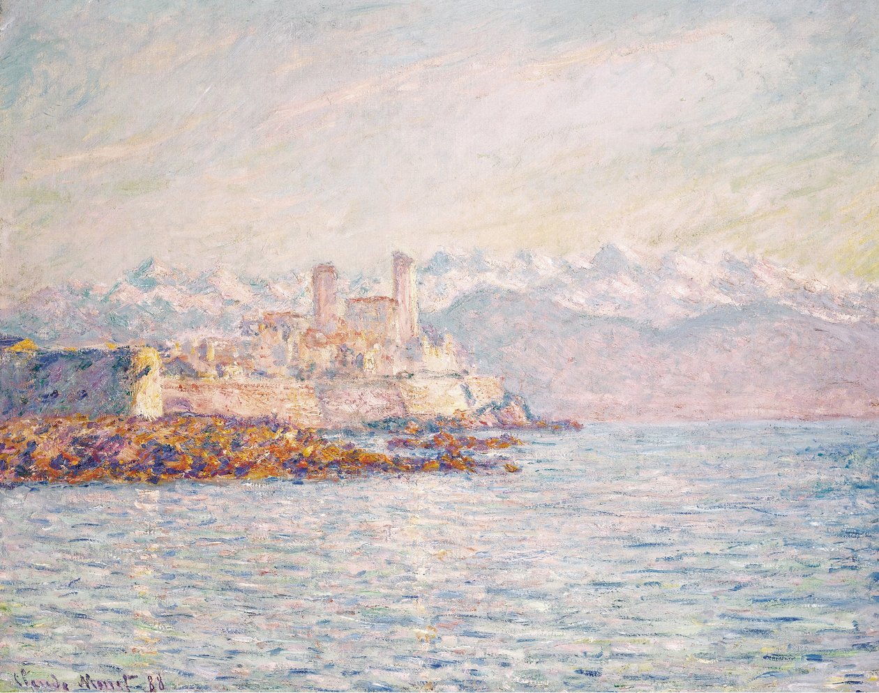 Antibes door Claude Monet