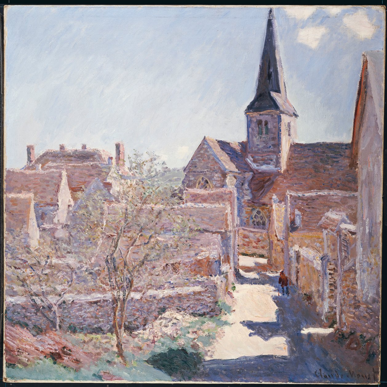 Bennecourt, 1885 door Claude Monet