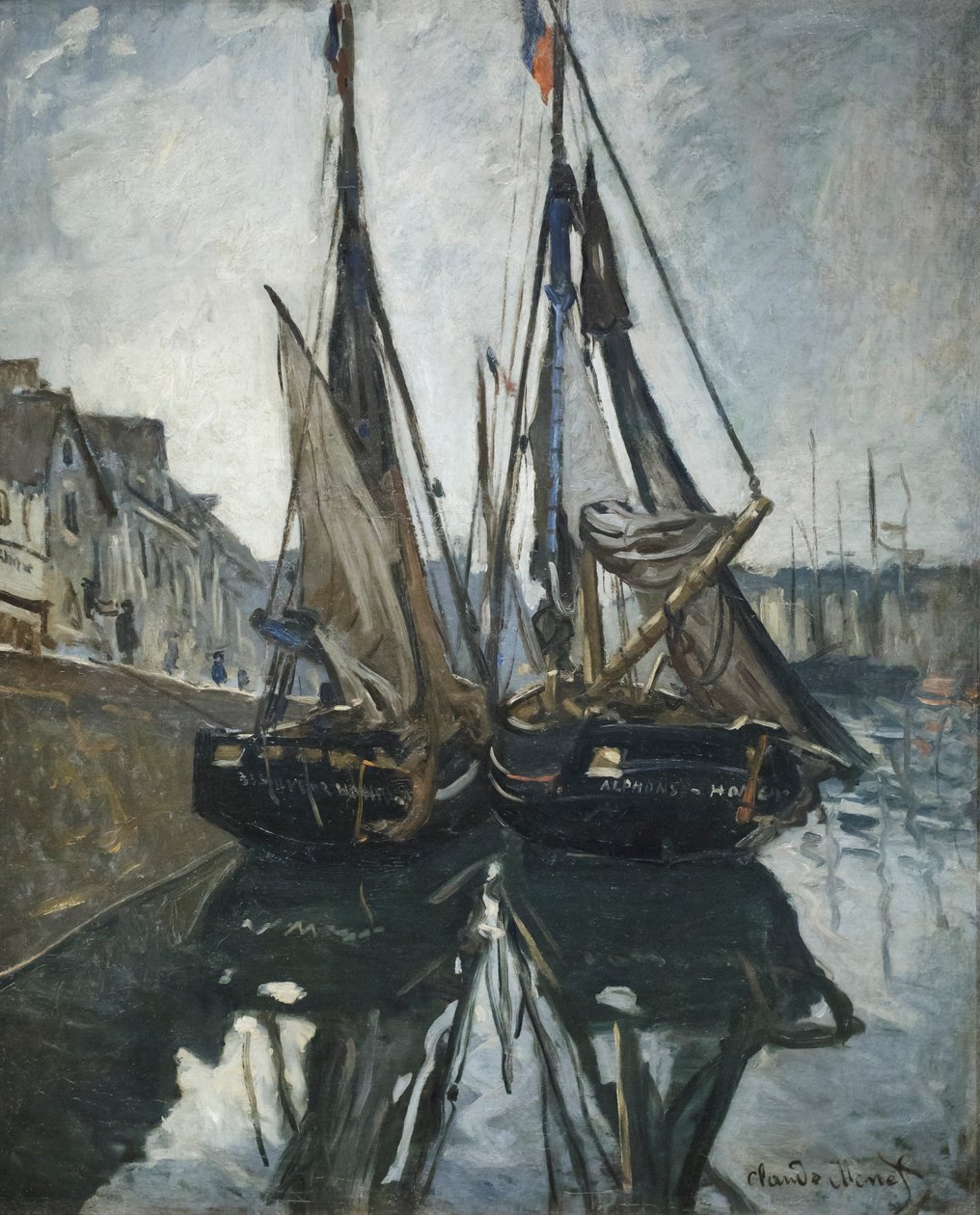 Boten door Claude Monet