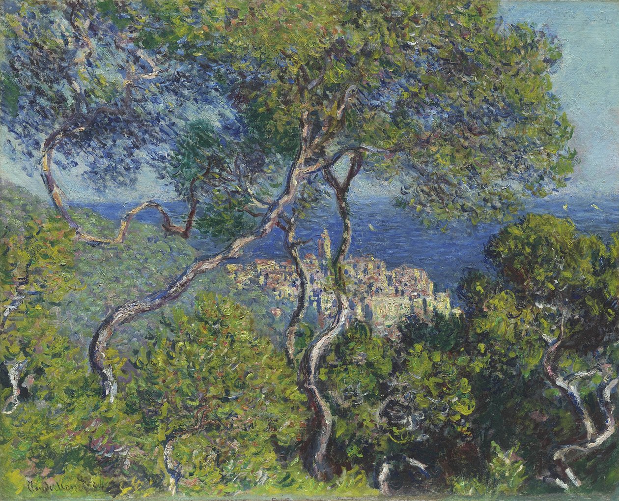 Bordighera, 1884 door Claude Monet