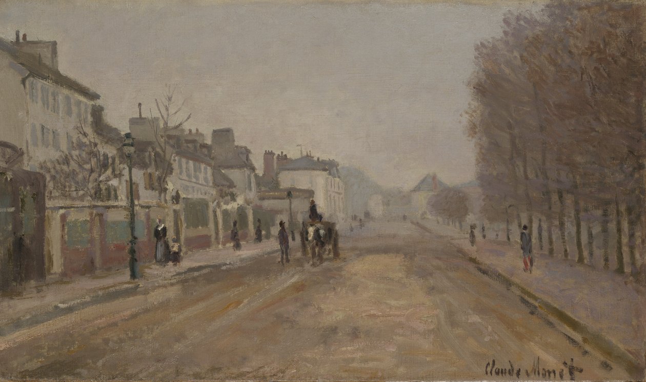 Boulevard Héloise, Argenteuil door Claude Monet