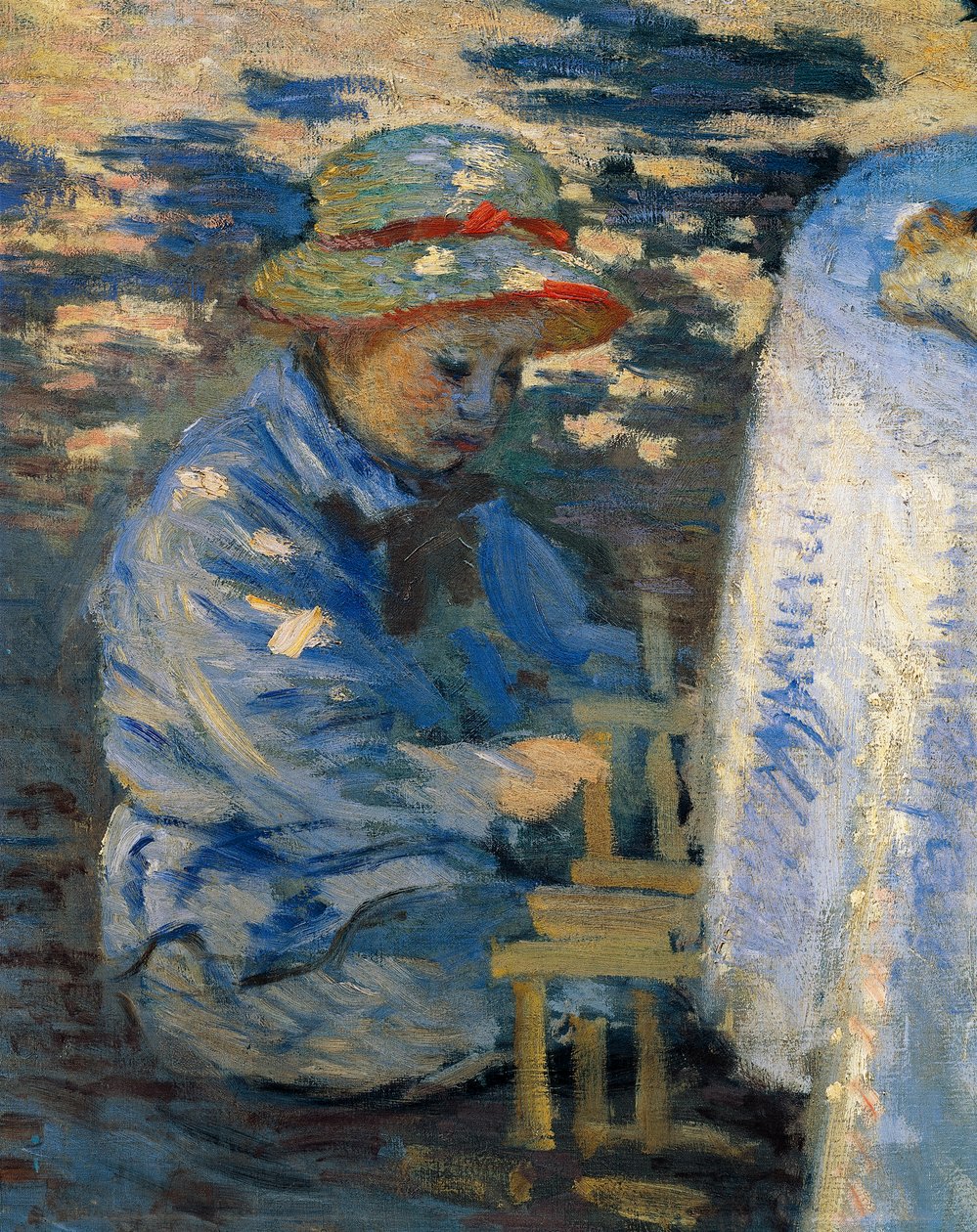 Ontbijt in de Tuin, door Claude Monet door Claude Monet