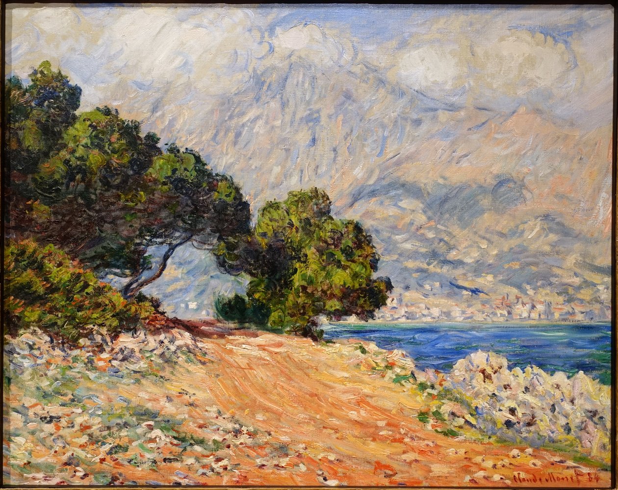 Cap Martin, bij Menton door Claude Monet
